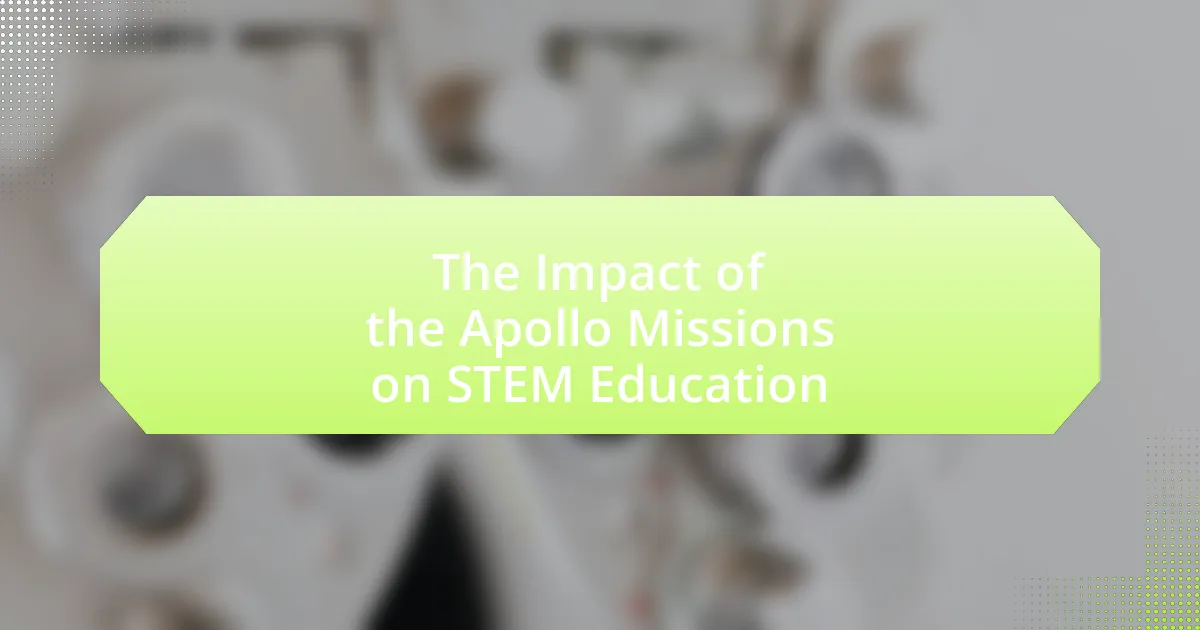 The Impact of the Apollo Missions on STEM Education ...